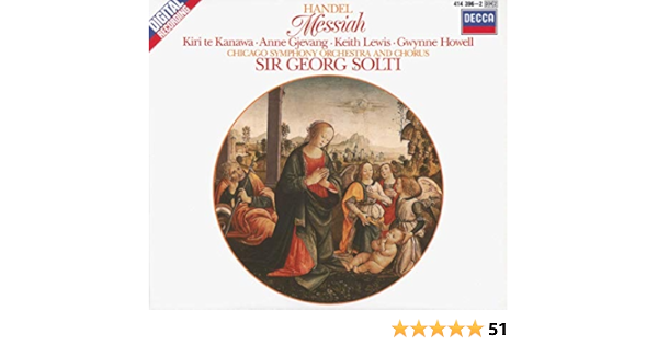 Handles Messiah Christmas Day 2022 Chicago Area Handel: Messiah: Amazon.co.uk: Cds & Vinyl