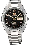 uhrentest demenz nach shulman Unisex Edelstahl Analog Orient Unisex Erwachsene Analog Automatik Uhr mit Edelstahl Armband FAB00003B9