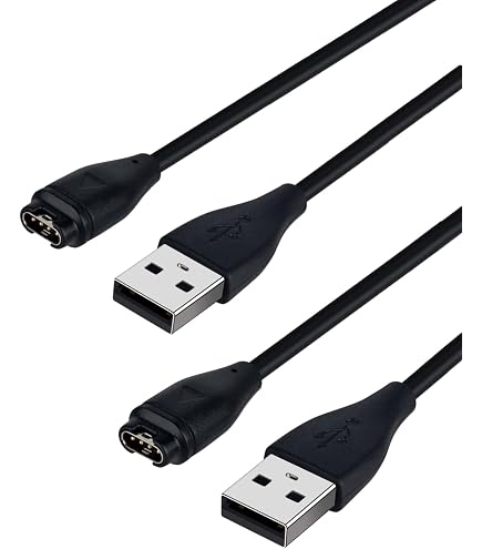 Cavo USB Per Garmin 220 Caricabatterie Dock Originale Per Garmin Forerunner 220 - Con Cavo USB Per Ricarica Garmin Forerunner 55