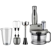 Fakir Mr Chef Quadro Blender Seti, 5 Fonksiyon, 1000 W, Paslanmaz &Ccedil;elik Bı&ccedil;ak, Silver Stone