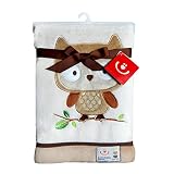 Babydecke mit Namen und Datum bestickt Schmusedecke Geschenk Taufe Geburt - 8