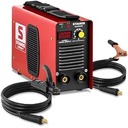 Stamos Germany S-MMA-200PI.2 Poste à Souder à l'Arc Poste a Souder Inverter MMA Soudage Soudure (200 A, 230 V, Écran LED, Hot Start, IGBT)