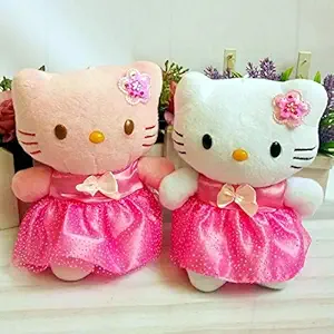 divine man Plush Hello Kitty Stuff Pillows Doll Toys Figure Sitting Stuffed Cute Hello Kitty Stuff Plush Soft Toy Sleeping Pillow Cute and Soft Doll Toys Best Kids Toys Birthday Gift for Girls,Boys 1 PCS 20CM