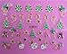 Nail Art 3D Stickers - Christmas Gold & Silver (XJ011)