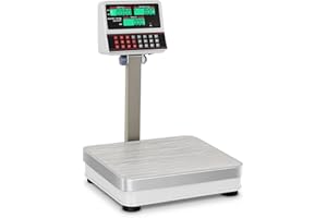 Steinberg Systems - SBS-PW-100/10 - Balanza comercial - 100 kg / 10 g- blanca - LCD