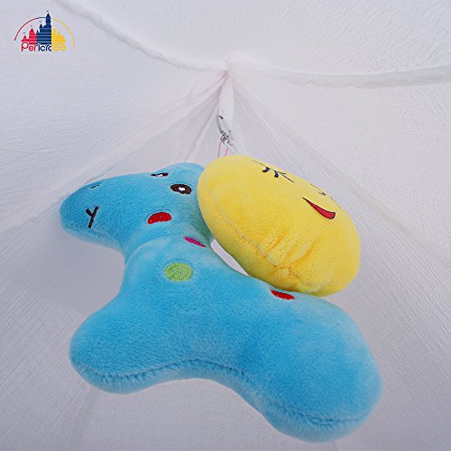 Pericross™ Betthimmel Deko Baldachin Grau - 9