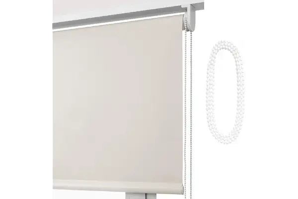 Estor Eclipse/Opaco Y TÉRMICO con Cadena de Repuesto: para Interior/Exterior/Medidas Ancho X AltoContactaremos para Ajuste sin Cargo Color: Crudo. Medidas: 280cm x 160cm