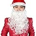 Produktbild Voll Bart weiß selbstklebend klebe Bart Hobbit Nikolaus Zwerg 7 Zwerge Schnurrbärte Oberlippenbart Oberlippenbärte Karneval Fasching Kostüm Kostüme Verkleidung moustache