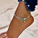 Produktbild TAOtTAO Frauen Shell Beach Fuß Kette Conch Sandale Fußkettchen Perlen Armband Schmuck