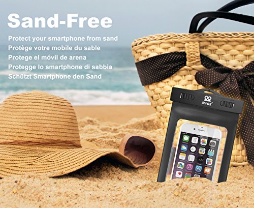 IBROZ Funda estanca sumergible hasta 30 metros mosquet n para submarinismo nataci n navegaci n para iPhone 6 6Plus 7 7Plus Samsung Galaxy S6 S7 Note y otros m viles de hasta 5 7 - Nero reviews IBROZ Funda estanca sumergible hasta 30 metros mosquet n para submarinismo nataci n navegaci n para iPhone 6 6Plus 7 7Plus Samsung Galaxy S6 S7 Note y otros m viles de hasta 5 7 - Nero