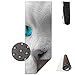 Produktbild Roue Yoga Mat Non Slip Cat Green Eyes Printed 24 X 71 Inches Premium for Fitness Exercise Pilates with Carrying Strap