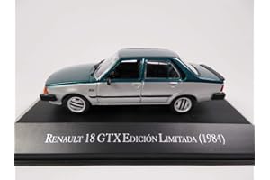 OPO 10 - Voiture 1/43 Compatible avec Renault 18 GTX EDICION Limitada 1984 (AQV40)