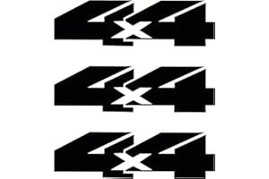 PUMU Adesivi 4x4 offroad fuoristrada sport panda Sisley SUV auto (NERO)