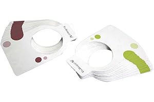 VB VIN BOUQUET Vin Bouquet FIA 024 - Set de 24 Etiquetas para Botellas, Ideales para personalizar y regalar botellas