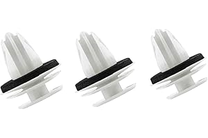 LISOVIOM 50 Auto Body Fastener,Universal Car Rivet Clip Kit,Auto Bumper Fasteners Rivet Interior Trim Panel Retainers,Compatible with Car Boots,Interior Doors Car Trim Clips Car Door Clips,Bumper Fastener Clip