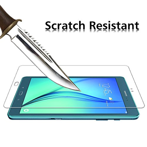 Samsung Galaxy Tab A 9.7 Zoll (SM-T550) Panzerglas Schutzfolie, iVoler® Premium Panzerglasfolie folie Displayschutzfolie Hartglas Gehärtetem Glas DisplayPanzerglas Schutzfolie Displayschutz Tempered Glass Screen Protector für Samsung Galaxy Tab A 9.7“ (SM-T550) – 0,3mm Dünn, 9H Härtegrad, 2.5D Abgerundete Kanten – [Kratzfest][Hohe Transparenz] [Fingerabdruck-frei][Blasenfrei]-Lebenslange Garantie - 3