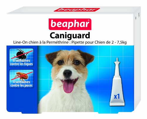Beaphar-caniguard-2-ml-Against-Ticks-and-Fleas-for-Small-Dog-2-Pipette75kg