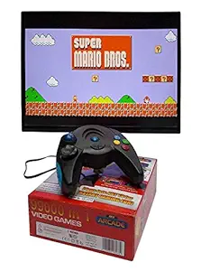 RKgupta Enterprises 99000 Video NES Old Retro Nitendo Style Games in 1 TV Game for Kids, Multicolor