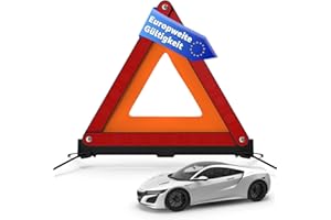 POWR CAR V16 Warnleuchte - IDADA 21020060 - Warndreieck & Pannendreieck - EU Zulassung 2026 - Auto & Motorrad (Warndreieck)