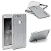 Produktbild Urcover® Huawei P9 Plus Aluminium Bumper in Silber [ ECHT Carbon ] Cover Bumper Alu Rahmen Tasche Schutzhülle Smartphone Zubehör