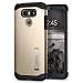 Produktbild LG G6 Hülle, Spigen® [Slim Armor] Integrierter Kickstand [Champagne Gold] 2teiliges Doppelschicht Schutz Handyhülle mit Luftpolster Air Cushion Technologie an den Kanten Schutzhülle für LG G6 Case Cover Champagne Gold (A21CS21240)