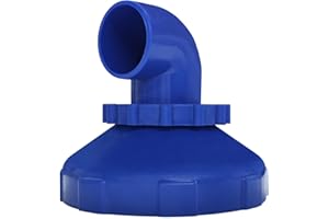 Hekasvm Pool Einlaufdüse 360° Drehbar für Intex Bestway Pool Düse Auslass Ausströmer Zubehör, Einströmdüse 32mm für Stahlwandpool, Pool-Zubehör, Schlauchanschluss 32mm (Blau)