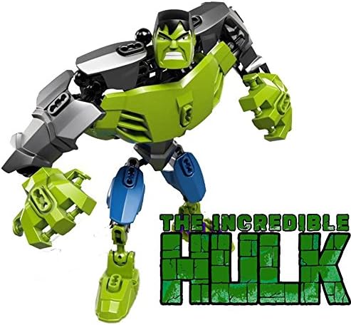 FASHIONIKON Marvel DC SUPER HERO figures with Tools Avengers Super Hero Batman Iron Man Hulk Captain America Green Lantern Joker (THE HULK)