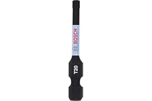 Bosch Accessories Impact Control 2608522487 Embout de vissage T20 (50 mm, tige hexagonale, Pick and Click, accessoires visseuse à percussion)