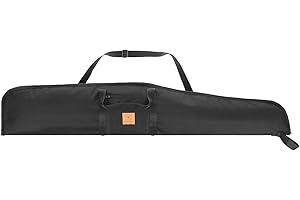 Granori Abschließbare Waffentasche gepolstert für Luftgewehr bis 120 cm | Gewehrfutteral Jagd Waffen Gewehrtasche Futteral mit Außentasche und Tragegurt