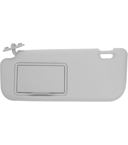 Parasole per auto in PVC, lato sinistro, grigio, compatibile con