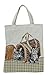 Produktbild Einkaufstasche Beutel Stofftasche Shopper Bag Tasche Bistro Gobelin Royaltex Signare 2 katzen in der Transportbox Fa. Bowatex