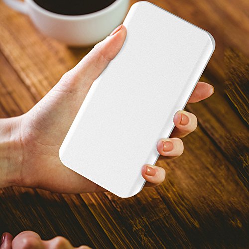 Powerbank 25000mAh 2 USB Ports Externer Akku mit LED-Statusanzeige LED Licht Extrem hohe Kapazitat Powerbank fÃ¼r iPhone X / 8 /7 Plus iPad Samung Huawei Tablet Kameras PSP und andere Smartphones (WeiÃŸ)