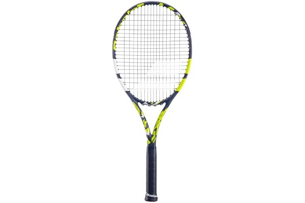 Babolat, Raquette de Tennis Modèle Pure Aero Junior 25 Gen8, Taille 635 mm, Couleur Gris Jaune Blanc, Grip 000, Conçue pour Joueurs Compétiteurs, Optimisée pour Puissance et Effets