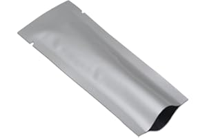 WACCOMT Pack 100 unidades de almacenamiento de alimentos con sellado térmico Mylar bolsa de vacío de lámina pura para el muestreo, bolsas de embalaje 4 x 14 cm (1,57 x 5,51 pulgadas)