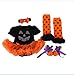 Anik Sunny Baby Girls' Halloween Pumpkin Costume Festivel Costume Party Dress Clothes 4Pcs Legging Warmer +shoes+Headband (6-12 Months)