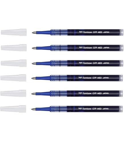 Tombow BK-LP0316 Ricambio Roller, 0.3 mm, Blu/Nero