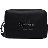Calvin Klein BOLD POUCH W/HANDLE C&uuml;zdan Erkek BLACK Tek Beden