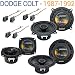 Dodge Colt 1987-1992 Factory Speaker Upgrade Harmony R5 R4 R65 Package New RS.21693.00