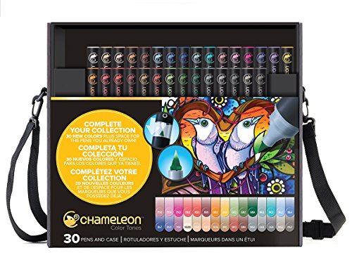 Chameleon Markerset 30 Stifte, 30 neue Farbtöne