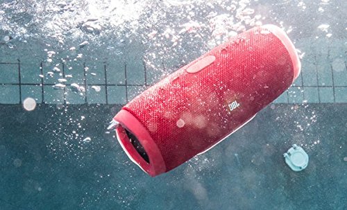 JBL Charge 3 Tragbarer Bluetooth-Lautsprecher (wasserdicht, mit 6000 mAh Power Bank und Freisprechfunktion) blau