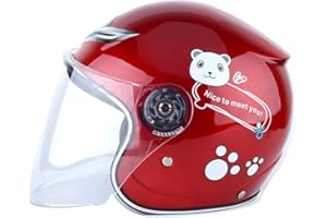 SyangKaitian Casco per Bambini Caschi da Skateboard per Bici da Bambino Casco Regolabile per Bambini, Casco da Bici per Bambini Casco ergonomico per Moto Antivento Caldo per Bambini per l'inverno