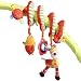 Labebe Baby Stroller/Crib/Baby Car Seat/Pram/Cot Spiral Hanging Activity Toys for Infant/ Toddler/Newborn with Rattles & Stuffed Animals & Teether Showering Gift - Yellow Giraffe