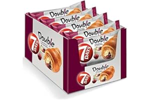 20 x CROISSANT 7 DAYS MAX COCOA DOUBLE EU MADE LONG DATE FRESH STOCK WHOLESALE PRICE (Vanilla & Cherry Double Max)