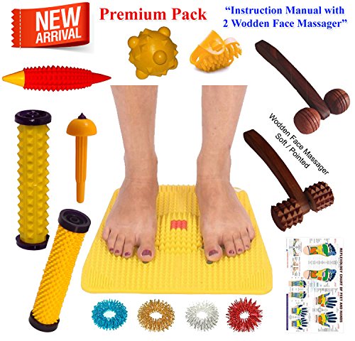 Acupressure Mat (Magnets Pyramids) for Pain Relief & Total Health Size 12x12.5" RS.339 (66.00% Off) - Amazon