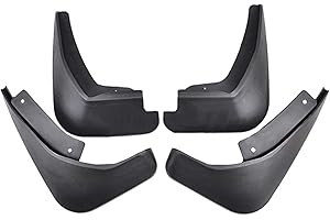 LOOFSAF 4 Pcs Mud Flaps for Ford Fiesta Mk7 2009-2017, Car Splash Guards No Need to Drill Holes, Mudflaps with Mounting Screws, Fenders Easy Fit