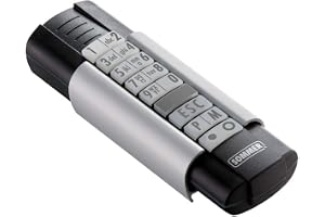 SOMMER Telecody+ handhållen sändare 868.95 MHz 12 kommando för SOMMER Portöppnare, S10212-00001, Svart