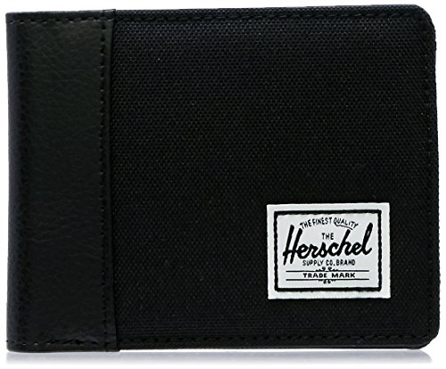 Preisvergleich Produktbild Herschel Edward RFID Black / Black Synthetic Leather