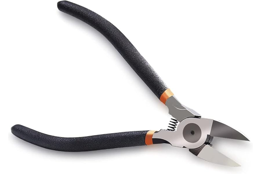 BOENFU Precision Wire Cutter, 6 Inch Wire Flush Cutters Ultra Sharp Side Cutter Clippers with Longer Flush Cutting Edge, Ideal Wire Snips for Crafting