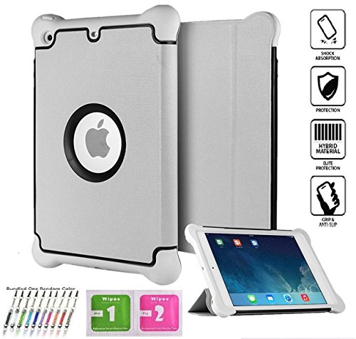 Aken  Étui renforcé pour iPad Mini 4 résistant aux chocs en silicone, s'ajuste parfaitement, veille automatique  