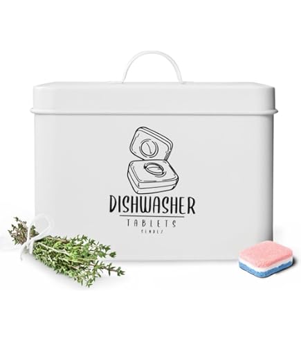 Wasmiddelbox, waspoederdoos met doseerlepel, 4 l wasmiddel, opslag
